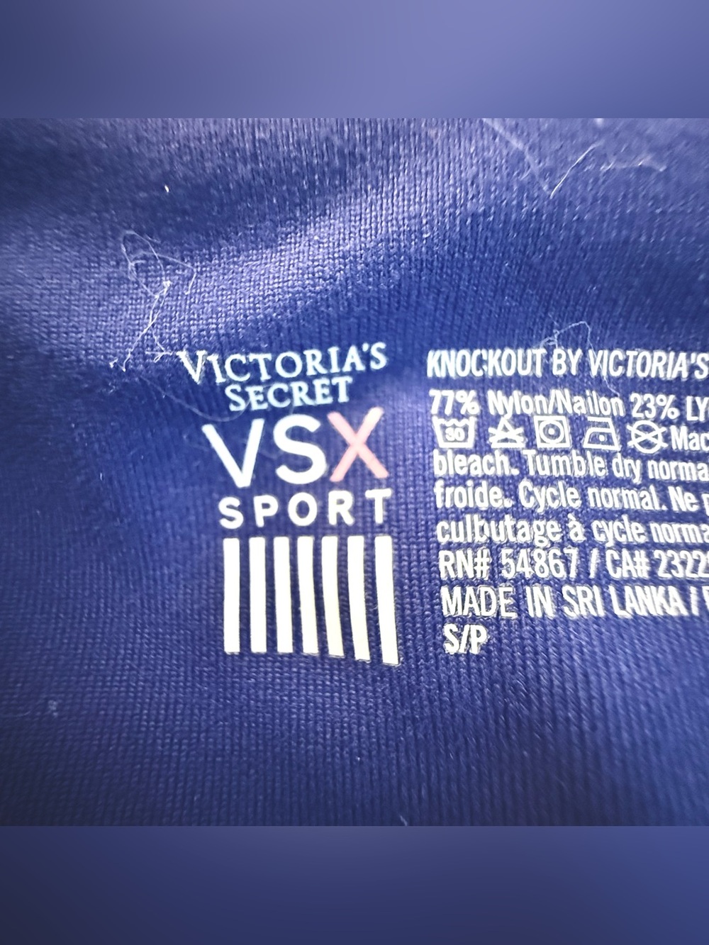Victoria's Secret VSX Y2K Tie Dye Knockout Compression Leggings Size Small - Picture 10 of 11